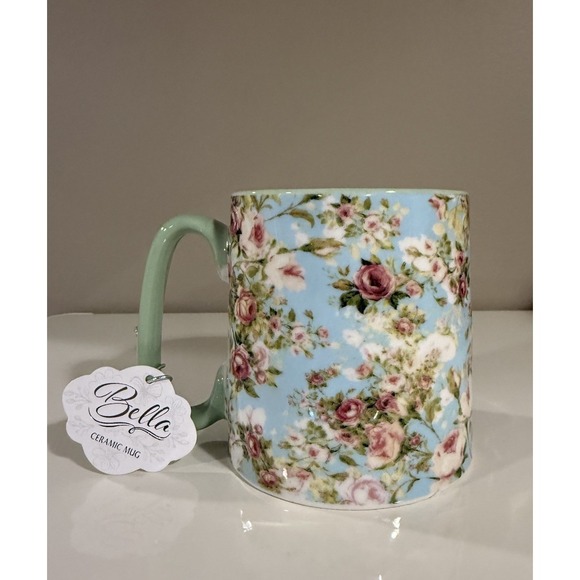 10 Strawberry Street Other - 10 Strawberry Street Bella Floral Rose Chintz Shabby Chic Coffee Mug New